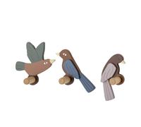 Bloomingville Set Of 3-lewi Bird 82054427 Cot Tidy Marrone Bambini