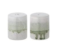 Bloomingville Paula - Set sale e pepe in ceramica, colore: Verde