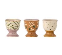 Bloomingville Portauovo Vincent 3er Set Motivo Ceramica