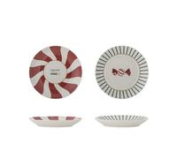 Bloomingville Set 2 Piatti Natalizi Yule in Gres