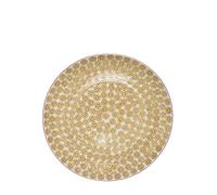 Bloomingville Set di 4 piatti Susie viola rosa rosso ocra in ceramica