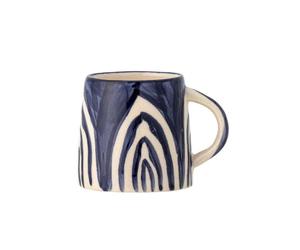 Bloomingville SHAMA - Tazza da caffè in ceramica, colore: Blu