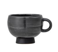 Bloomingville Tazza Emilo Grigio Stoneware Mug Con Manico Ceramica Caffè Nordic