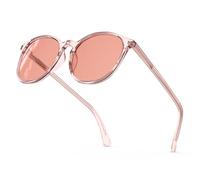 Bloomoak Occhiali per emicrania rosa, occhiali FL-Flex per la sensibilità alla luce, per alleviare il bagliore fluorescente LED/fotofobia/affaticamento visivo, 53 millimeters
