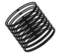 Blooms 8 Pezzi Sportiva Fascia Capelli Uomo e Donna Fasce per Capelli Fascia Elastico Capelli Sottile Antiscivolo Fascette Capelli per Sport Basket Calcio Yoga Fare Jogging Bicicletta