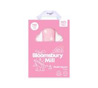 Bloomsbury Mill - Panni in mussola per neonati - Quadrati in mussola di cotone biologico al 100% - Confezione da 3 mussole per bambini - Grandi panni per il rutto - Essenziali per neonati - Rosa e