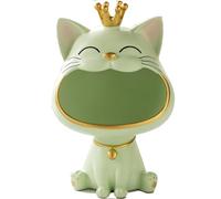 BLOOOK Statua Gatto, Vassoio Portachiavi, Svuotatasche, Fortunato, Regali Tema per Amanti dei Gatti, Porta Caramelle da Tavolo, Organizer Gioielli, Centrotavola Moderno Design