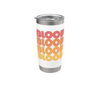 Bloop - Blooper divertente divertente sciocco strano bolla parola fan amore Bicchiere termico in acciaio inox doppia parete