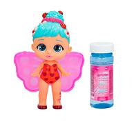 BLOOPIES Magic Bubbles Valeria, Bambola Fatina da Collezione che Spruzza Acqua e Fa Bolle Magiche con le sue Ali, Gioco d'Acqua per Bambini e Bambine