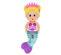 BLOOPIES Shimmer Mermaids Ellen sirena giocattolo d'acqua con coda scintillante piena di ciondoli che spruzza acqua Bambini dai 18 mesi in su
