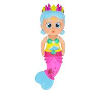 BLOOPIES Shimmer Mermaids Iris, Giocattolo d'Acqua, Sirena con Coda Scintillante Piena di Charms che Spruzza Acqua, Giocattolo Regalo per Bambini dai 18 Mesi in su