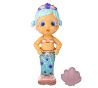 BLOOPIES Sirenetta Lovely | Bambola amici del Bagnetto; spruzzano acqua i i fanno bolle, coda da sirena cambia di colore - Giocattolo da bagno per bambina i bambino dai +2 anni
