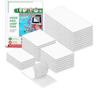 Blooven Autoadesivo Nastro Adesivo 30 PCS, Autoadesivo Forte Universale (30 Pezzi, Bianco)