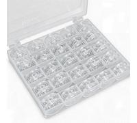 BLOOY Bobina in plastica per macchine da cucire Babylock BL2100, BL2150, Brother PC6000, PC6500, PC7000, PS2000, PX300, 25 pezzi, 136492-001