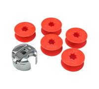 BLOOY - Custodia per bobina BC-DB1-NBL1 + kit bobina in plastica BO-103 (P) per macchine da cucire JUKI DDL-5550, 8700, 9000, Brother S7200, Jack A2, A3, A4