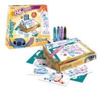 Blopens stitch e angel - set creativo con pochoir e pennarelli ad aria