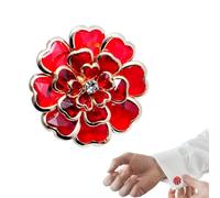 Blossom Fastener Charms - Retro DIY Clothing Ornaments, Shaped Decorative Buckles | Classic Fashion Accent, Stylish Apparel Decoration for Women Ladies Partners Creative Wardrobe Updates