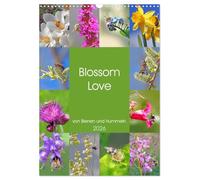 Blossom Love, von Bienen und Hummeln (Wandkalender 2026 DIN A3 hoch), CALVENDO Monatskalender: Geflügelte Faszination Honigbiene.