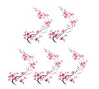 Blossom Patches For Backpack | 5 Pieces Vibrant No Sewing Adhesive |