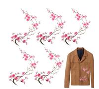 Blossom Patches For Backpack - Flower Iron On Patches, Embroidery Appliques