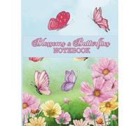 Blossoms & Butterflies Notebook: Aesthetic Floral and Butterfly Journal for Women - 120 Lined Pages, 8.5 x 11 Inches for Writing, Journaling, and Creative Inspiration