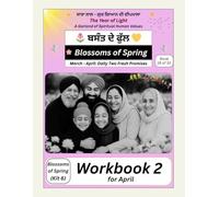 Blossoms of Spring - Workbook 2 (for April) (Book 18 of 33): A bilingual values-based daily writing workbook for children