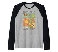 Blossoms, sole, nuovi inizi. Il risveglio della natura. Maglia con Maniche Raglan