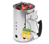 BLOSTM Accendi Fuoco per Barbecue Extra Grande Accendi Carbonella Barbecue