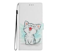 BLOTECH Custodia per Telefono a Colori para Honor 400 Lite,Gatto Qute PU Leather Wallet Case [Slot Schede] [Cover Cavalletto] Portafoglio Flip Caso Magnetico per Honor 400 Lite