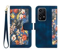 BLOTECH Fiori Telefono Cover per Honor 200 Lite Cases,Custodia per Girls Fiori Custodia per Honor 200 Lite PU Cuoio Portafoglio Custodia Libro Floreale Copertura Flip Wallet Case per Honor 200 Lite