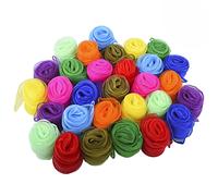 Blovec 30 pezzi che si giocano a trapromio per bambini per la danza quadrata sciarpa magica sciarpe per le performance oggetti di scena 24 per 24 pol