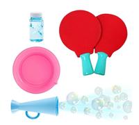 Blow Blower - Divertente Bubbles Maker con vassoio | Bond di collegamento interattivo Gioco cortile all'aperto per la festa all'aperto del giardino del prato del