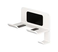 Blow Dryer Hanger - Adhesive Wall Mounted Hair Tool Organizer, Compact Storage Rack with Easy Installation Feature, Ideal for Bathroom Bedroom Salon Apartment Gym Hotel Locker Room Dorm Home Styling