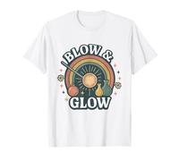 Blow & Glow | Vibrazioni di soffiatura del Vetro | Artigianato Fuso Maglietta