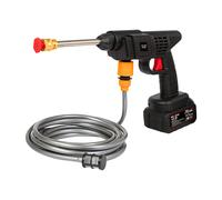 Blow Idropulitrice a Batteria 26 bar 260W - 2 Batterie, Tubo 5m, Schiuma