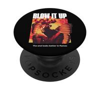 Blow It Up Fungo Nube Strano Apocalittico Doomer Umore PopSockets PopGrip Adesivo