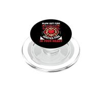 Blow Out Fire In Your House Firefighter Fireman Firefighters PopSockets PopGrip per MagSafe