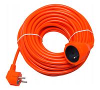 Prolunga elettrica 50 m esterna con terra Blow PR-160 cavo 3x1 5 mm² presa sicura spina angolare arancione per giardino cantiere garage utensili elettrici a lungo raggio