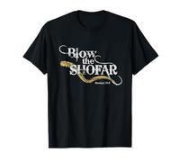Blow The Shofar - Ezechiele 33:5 Avviso di Tromba biblica Maglietta