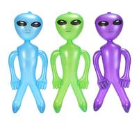 Blow Up Alien, 3pcs gonfiabile alieno da 33, 5 pollici gigante in PVC Blow up per le decorazioni per feste di Halloween foto