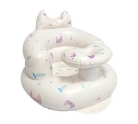 Blow Up - Seggiolino pieghevole multifunzionale con supporto per la schiena gonfiabile, per bambini 3 in su, con pompa integrata, sedile da pavimento per sedersi