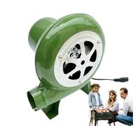 Blower AC/DC - Blower per forge a manovella del forgeone | Forge | elettrico a velocità variabile | Air Bouler Barbecue Fan | Mini Black | Soffiatore manuale