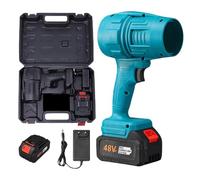 Blower - Soffiatore d'aria portatile a mano con batteria e caricatore per campeggio, giardino, computer, 22 x 14,5 cm