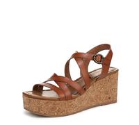 Blowfish Malibu Aurora, Sandali con Zeppa Donna, Ecopelle Marrone Scozzese, 40 EU