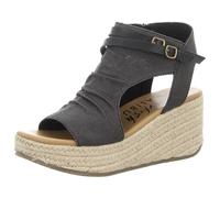 Blowfish Malibu Lacey-c-Rope, Sandalo Espadrillas con Zeppa Donna, Nero, 39 EU
