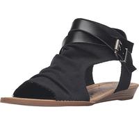 Blowfish Malibu Sandali da donna con zeppa balla core, nero, 37-38 EU