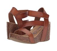 Blowfish Malibu - Sandali da donna con zeppa, Marrone (Scotch Dyecut), 40.5 EU