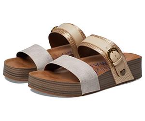 Blowfish Marge - Sandali da donna, Sabbia bianca/Dile d'oro, 39 EU