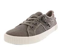 Blowfish Women's Fruit Smoked 16Oz Canvas Wolf Gray Ankle-High Fabric Slip-On Shoes - 6.5M