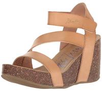 Blowfish Women's Hapuku Nude Dyecut Pu High-Top Wedged Sandal - 9M